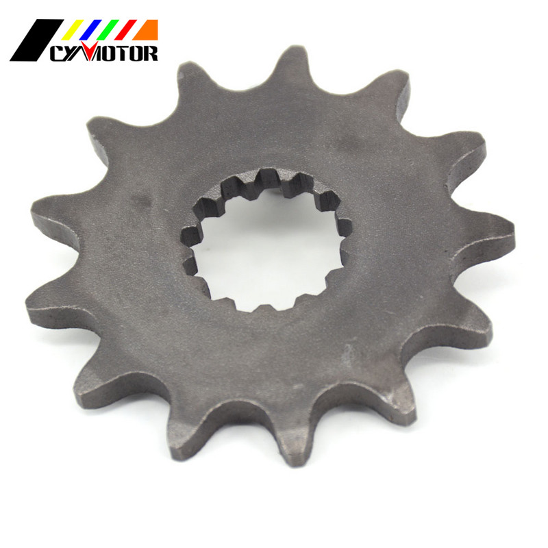 Pinion pentru lanț motor față 13T 14T pentru KX250 YFM660 WR450F YZ450F YZ450FX KX250 KLX300 RGV250 YFZ450 KX YFM WRF YZF KLX RGV