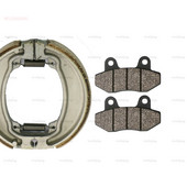 stabdžių trinkelių trinkelės, skirtos HONDA PS 125 i (06-11) priekinės galinės