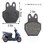 B449 motociklo priekinė galinė stabdžių trinkelė, skirta KYMCO RCK Racing King 180 pusiau metalinėms stabdžių diskų trinkelėmis