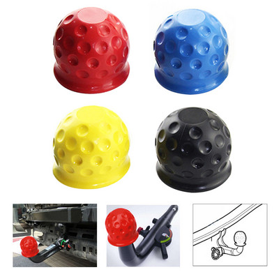 4 farben Universal 50MM теглич топка Abdeckung Kappe Anhänger топка Abdeckung теглич Kappe Hitch Anhänger Towball Schützen auto