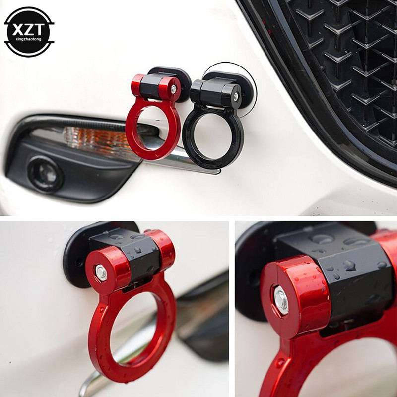 Carlige pentru remorcă pentru stilul mașinii Autocolant Decorare mașină Auto spate Remorcă față Simulare Inel de curse Cârlig de remorcare pentru vehicule