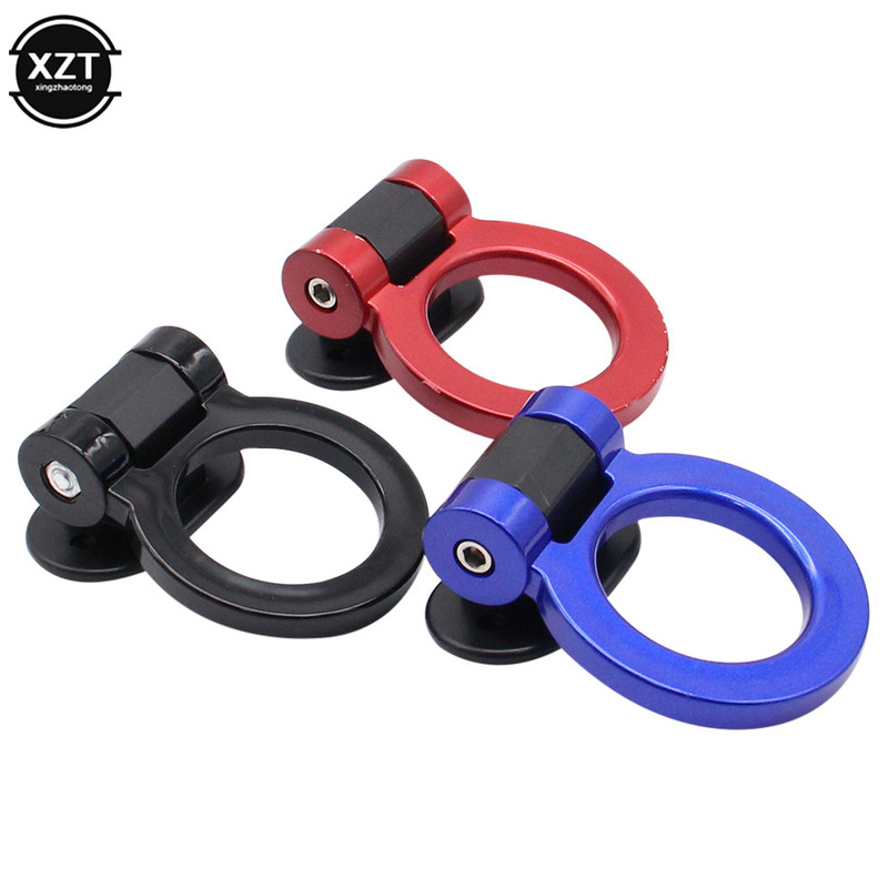 Carlige pentru remorcă pentru stilul mașinii Autocolant Decorare mașină Auto spate Remorcă față Simulare Inel de curse Cârlig de remorcare pentru vehicule