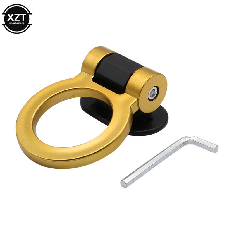 Carlige pentru remorcă pentru stilul mașinii Autocolant Decorare mașină Auto spate Remorcă față Simulare Inel de curse Cârlig de remorcare pentru vehicule