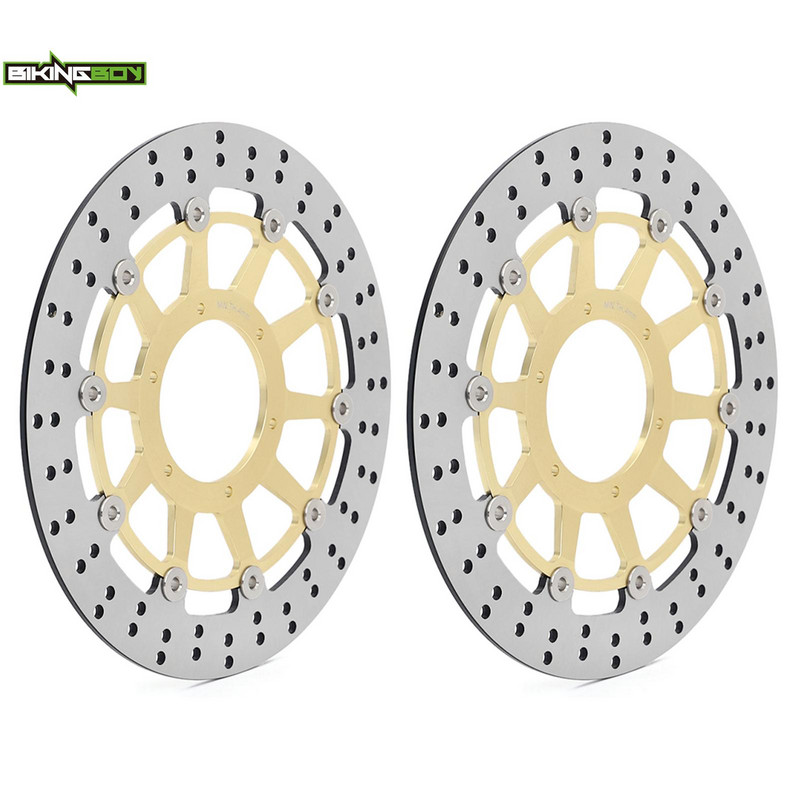 BIKINGBOY 2 Discuri de frana fata Discuri Rotoare CBR1000RR Fireblade 2006 2007 VTR 1000 SP-1 00 01 SP-2 02 03 04 05 06 07 RC51 300mm