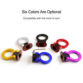 Univerzálne háky na prívesy do auta, nálepky, dekorácia, zadná predná časť auta, pripevnenie pretekárskeho krúžku na príves, ťažný hák s kľúčmi