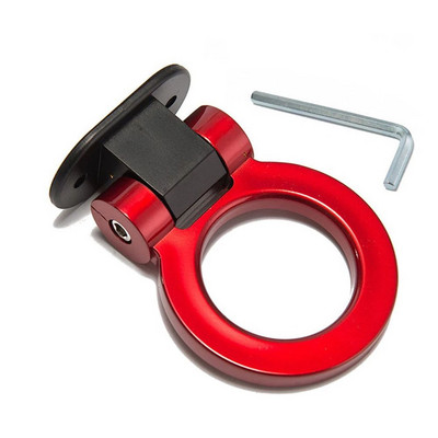 Univerzálne háky na prívesy do auta, nálepky, dekorácia, zadná predná časť auta, pripevnenie pretekárskeho krúžku na príves, ťažný hák s kľúčmi