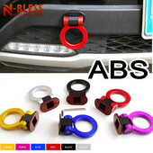 Plastic ABS cârlig remorcă mașină tracțiune inel rotund bare de tractare cârlig remorcă decorare universal