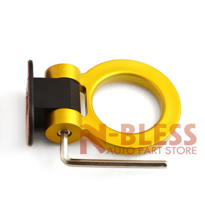 Plastic ABS cârlig remorcă mașină tracțiune inel rotund bare de tractare cârlig remorcă decorare universal