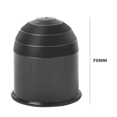 1 buc. Capac cu bile pentru bară de remorcare pentru mașină, 50 mm, plastic simplitate, prevenirea grăsimii și murdăriei, capac de cuplare, protecție universală pentru rulotă