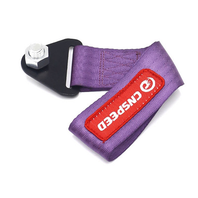 Ťažný popruh CNSPEED Vysokokvalitný ťažný popruh pre pretekárske autá, ťažné laná, ťažné tyče s háčikmi a maticami YC101109