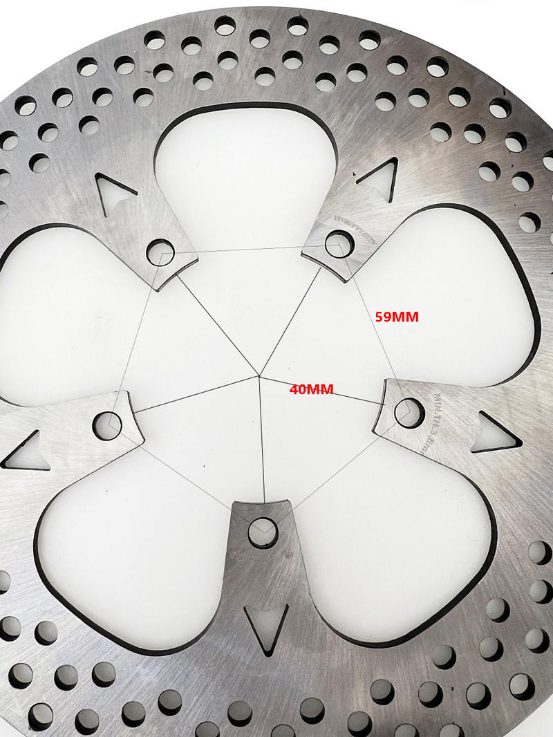 220/260 mm nerūdijančio plieno motociklų paspirtukai stabdžių priekiniai ir galiniai diskiniai diskai, skirti Yamaha Honda Kawasaki Suzuki Ducati