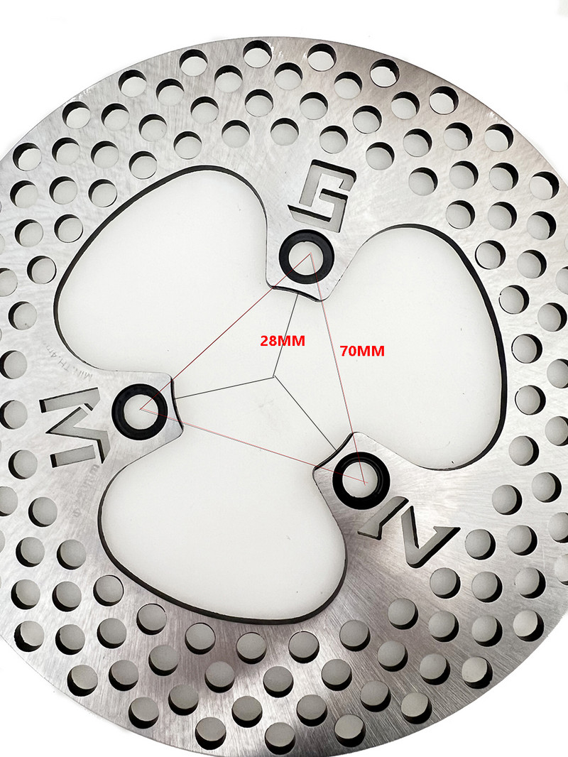 220/260 mm nerūdijančio plieno motociklų paspirtukai stabdžių priekiniai ir galiniai diskiniai diskai, skirti Yamaha Honda Kawasaki Suzuki Ducati