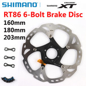 SHIMANO XT féktárcsa SM RT86 Rotor Ice Point technológia féktárcsa 6 csavaros hegyikerékpár tárcsa SHIMANO RT86 160MM 180MM 203MM