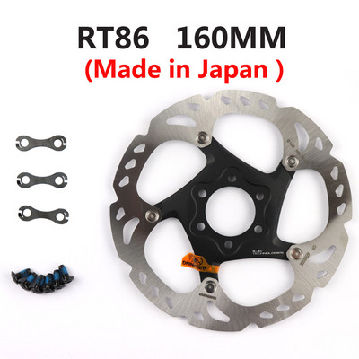 SHIMANO XT féktárcsa SM RT86 Rotor Ice Point technológia féktárcsa 6 csavaros hegyikerékpár tárcsa SHIMANO RT86 160MM 180MM 203MM