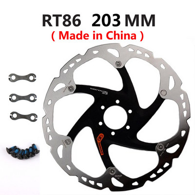SHIMANO XT féktárcsa SM RT86 Rotor Ice Point technológia féktárcsa 6 csavaros hegyikerékpár tárcsa SHIMANO RT86 160MM 180MM 203MM