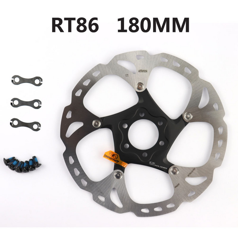 SHIMANO XT féktárcsa SM RT86 Rotor Ice Point technológia féktárcsa 6 csavaros hegyikerékpár tárcsa SHIMANO RT86 160MM 180MM 203MM