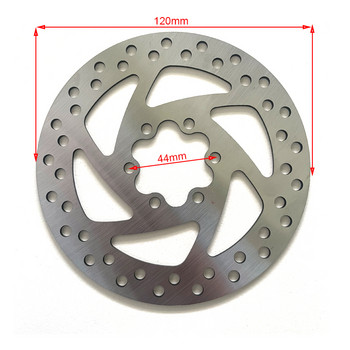 1 бр. Ротор на дисковата спирачка за колоездене на открито 120/140 мм 44 мм 48 мм за джобен велосипед за мръсотия, електрически скутер, планински велосипед