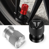 Cu logo Roți din aluminiu Capace supapelor anvelopei Capace etanșe pentru TRIUMPH SPEED FOUR 600 Speed Triple R RS S TWIN SPEEDMASTER