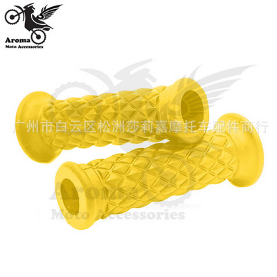 16 culori disponibile maro roșu negru fierbinte retro cafe racer piese 22 MM 25 MM mâner de cauciuc pentru motociclete pentru honda suzuki yamaha harley softail sportster prince cruise ghidon moto mâner de motocicletă