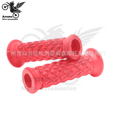 16 culori disponibile maro roșu negru fierbinte retro cafe racer piese 22 MM 25 MM mâner de cauciuc pentru motociclete pentru honda suzuki yamaha harley softail sportster prince cruise ghidon moto mâner de motocicletă