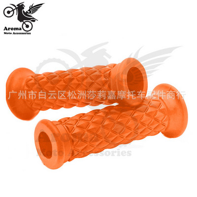 16 culori disponibile maro roșu negru fierbinte retro cafe racer piese 22 MM 25 MM mâner de cauciuc pentru motociclete pentru honda suzuki yamaha harley softail sportster prince cruise ghidon moto mâner de motocicletă