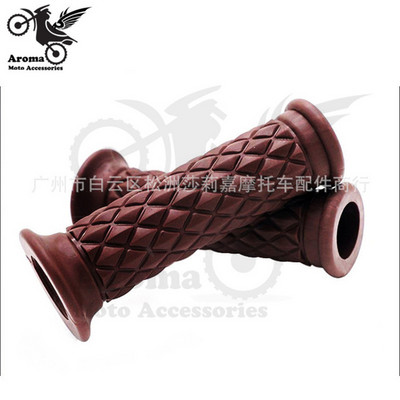 16 culori disponibile maro roșu negru fierbinte retro cafe racer piese 22 MM 25 MM mâner de cauciuc pentru motociclete pentru honda suzuki yamaha harley softail sportster prince cruise ghidon moto mâner de motocicletă
