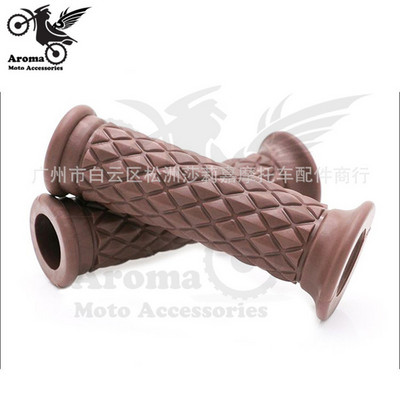 16 culori disponibile maro roșu negru fierbinte retro cafe racer piese 22 MM 25 MM mâner de cauciuc pentru motociclete pentru honda suzuki yamaha harley softail sportster prince cruise ghidon moto mâner de motocicletă
