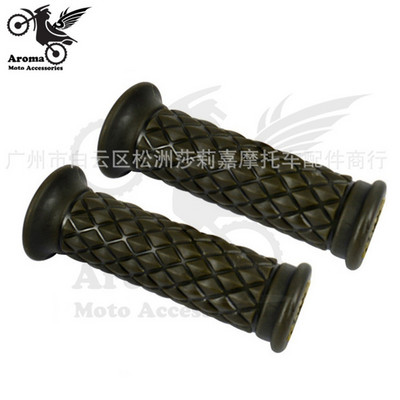 16 culori disponibile maro roșu negru fierbinte retro cafe racer piese 22 MM 25 MM mâner de cauciuc pentru motociclete pentru honda suzuki yamaha harley softail sportster prince cruise ghidon moto mâner de motocicletă