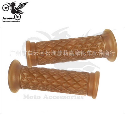 16 culori disponibile maro roșu negru fierbinte retro cafe racer piese 22 MM 25 MM mâner de cauciuc pentru motociclete pentru honda suzuki yamaha harley softail sportster prince cruise ghidon moto mâner de motocicletă