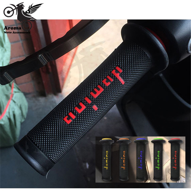 7 dostupných farieb univerzálne pretekárske moto rukoväte, rukoväte Cafe Racer, diely na motorku, motokrosové diely, rukoväť na motorku pre Husqvarna, KTM, Domino, Honda, Yamaha, Suzuki, Vespa GTS, príslušenstvo, riadidlá na motocykel, motokrosová rukoväť
