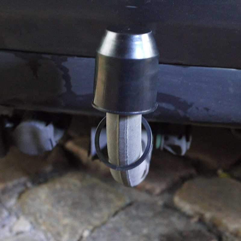 Univerzálny 50mm kryt gule na ťažné zariadenie, čierny ochranný kryt na ťažné zariadenie, PVC autodoplnky