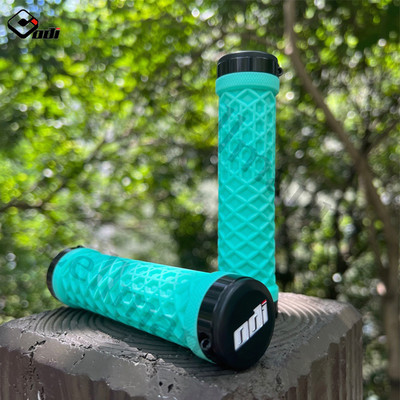 ODI Mtb Grips Mânere din silicon pentru ghidon de bicicletă Inel de blocare Mâner pentru bicicletă de munte Anti-vibrații Anti-alunecare Mâner pentru bicicletă Piesă de bicicletă