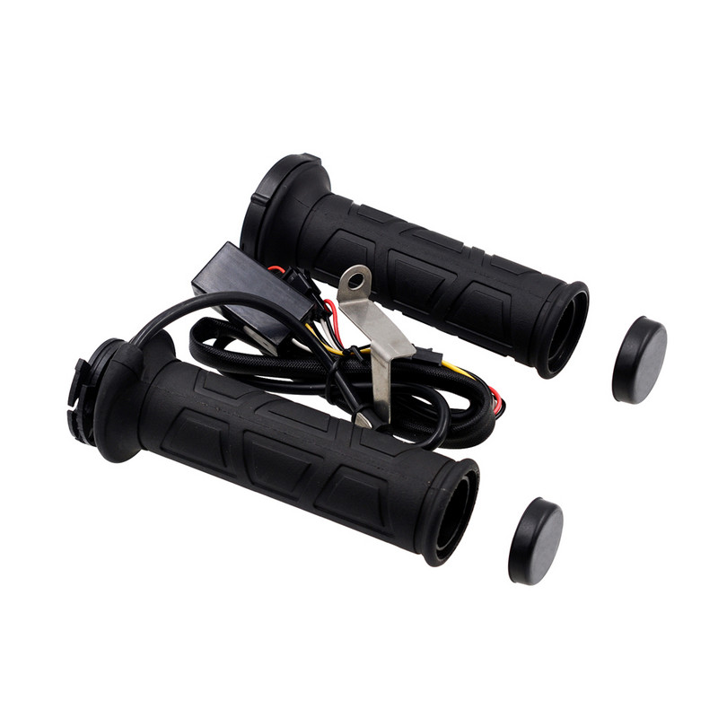 Vyhrievaná pravá ľavá rukoväť riadidiel, protišmyková rukoväť, ohrievač rúk pre motocykel 22 mm, športový snežný skúter, autopríslušenstvo