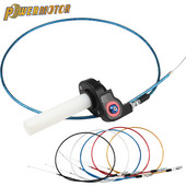 Motocyklové diely a príslušenstvo s rukoväťami na plynovú klapku, univerzálny 1200 mm plynový kábel, 22 mm 7/8'', Dit Pit Bike, Enduro Motocross