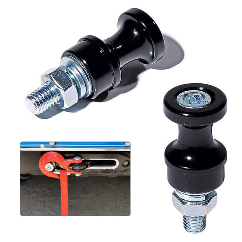 Accesorii pentru mașină Suport cârlig pentru frânghie pentru troliu din argint Suport din oțel pentru cârlig de troliu cu jumătăți de legătură 3/8 1/2 șuruburi 10" Cablan Hawse