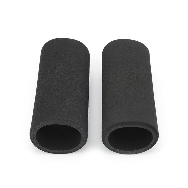 1/2 poros storesnės motociklo rankenos rankenos dangtelio putos, neslystančios vibracijos vairo rankenos dangtis, motociklų priedų dalys