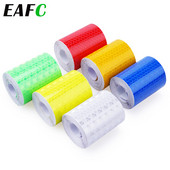 Banda reflectantă de 5 cm x 3 m Cinta Reflectante Adhesiva Film reflector auto pentru mașină Crystal Honeycomb Edge Avertisment de siguranță în trafic
