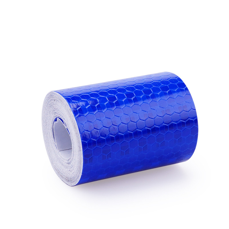 Banda reflectantă de 5 cm x 3 m Cinta Reflectante Adhesiva Film reflector auto pentru mașină Crystal Honeycomb Edge Avertisment de siguranță în trafic