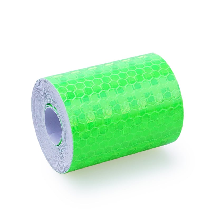 Banda reflectantă de 5 cm x 3 m Cinta Reflectante Adhesiva Film reflector auto pentru mașină Crystal Honeycomb Edge Avertisment de siguranță în trafic