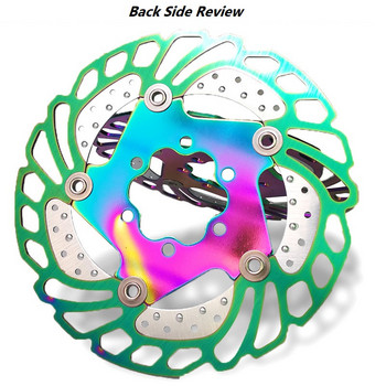 Цветни MTB DH дискови спирачки 140/160/180/203 mm Велосипед Охлаждащ плаващ ротор Планински шосеен велосипед Cool Down Rainbow Ice Ротори