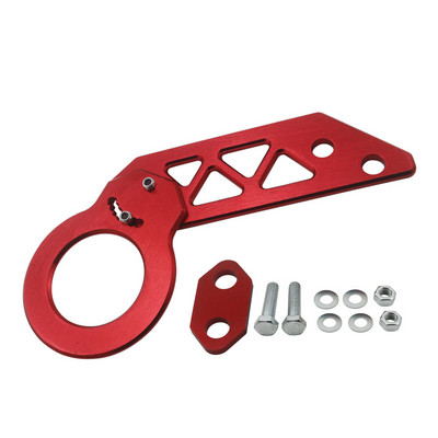 Accesorii pentru vehicule Vms Cârlige de remorcare din spate de curse pentru mașină din aluminiu, inel de remorcă pliabil, reglabil, 6 culori pentru majoritatea Honda Acura