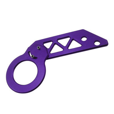 Accesorii pentru vehicule Vms Cârlige de remorcare din spate de curse pentru mașină din aluminiu, inel de remorcă pliabil, reglabil, 6 culori pentru majoritatea Honda Acura