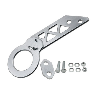 Accesorii pentru vehicule Vms Cârlige de remorcare din spate de curse pentru mașină din aluminiu, inel de remorcă pliabil, reglabil, 6 culori pentru majoritatea Honda Acura