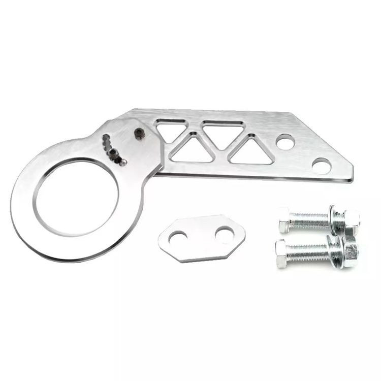 Accesorii pentru vehicule Vms Cârlige de remorcare din spate de curse pentru mașină din aluminiu, inel de remorcă pliabil, reglabil, 6 culori pentru majoritatea Honda Acura