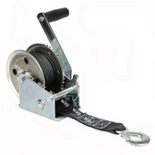 Troliu de mână de înaltă calitate CAP 2000 LBS / 900 KG 8M Curea sintetică extra lungă chingă Remorcă pentru barcă de mașină