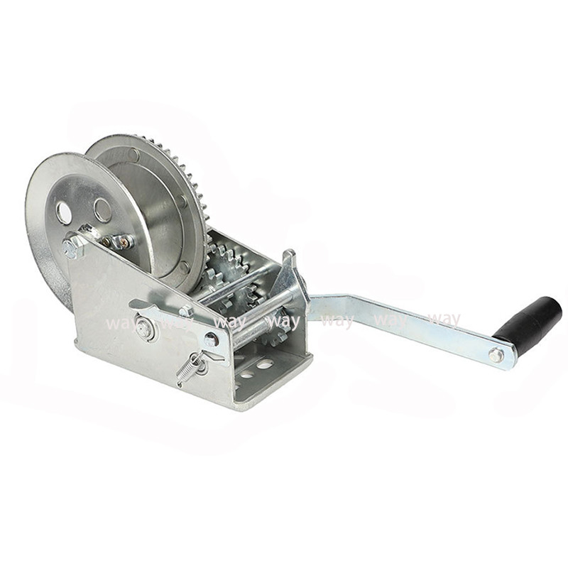 Troliu de mână de înaltă calitate CAP 2000 LBS / 900 KG 8M Curea sintetică extra lungă chingă Remorcă pentru barcă de mașină