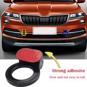 Simulare de mașină Remorcă decorativă Cârlig și buclă Analogic Pastă Cârlig Inel Autocolante pentru mașină Accesorii cârlig de remorcare pentru vehicule de curse