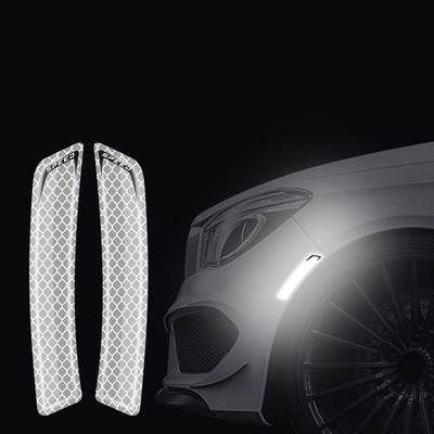 Banda anti-coliziune autocolant reflectorizant de noapte Semn de avertizare bandă film reflectorizant pentru roată autocolant de protecție a sprâncenelor