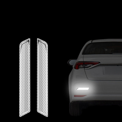 Banda anti-coliziune autocolant reflectorizant de noapte Semn de avertizare bandă film reflectorizant pentru roată autocolant de protecție a sprâncenelor