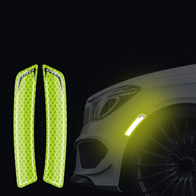 Banda anti-coliziune autocolant reflectorizant de noapte Semn de avertizare bandă film reflectorizant pentru roată autocolant de protecție a sprâncenelor